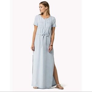 Tommy Hilfiger Dresses - Tommy Hilfiger maxi short sleeve denim dress Tommy Hilfiger Dresses - Tommy Hilfiger maxi short sleeve denim dress